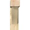 Ekena Millwork Traditional Block Rough Sawn Bracket w/ Offset Brace, Douglas Fir, 6"W x 20"D x 20"H BKT0604X20X20TRA05RDF - alternate 4